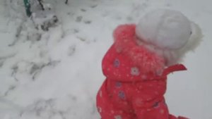 VLOG | Лепим снеговика | Холодное сердце | Олаф  | Making a snowman | Frozen | Olaf