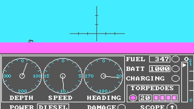 GATO (PC/DOS) 1984, Spectrum Holobyte, inc смотреть онлайн