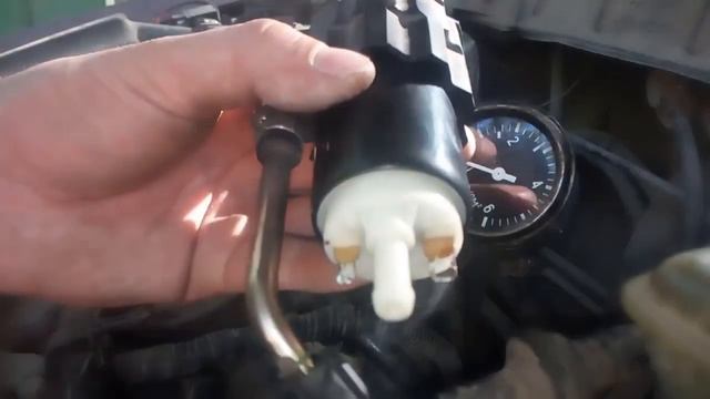 Замена бензонасоса Opel Astra F (хечбек). Замеры давления.