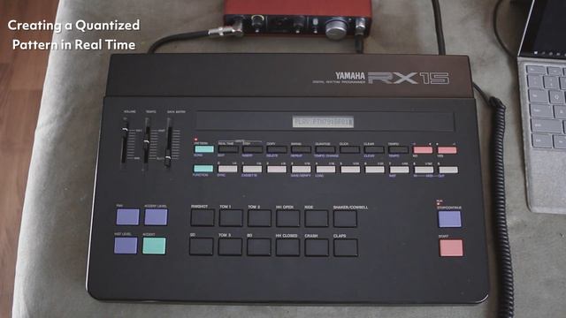 Yamaha RX15 Drum Machine - Quick Demo