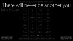 There Will Never Be Another You (140 bpm) : Backing Track