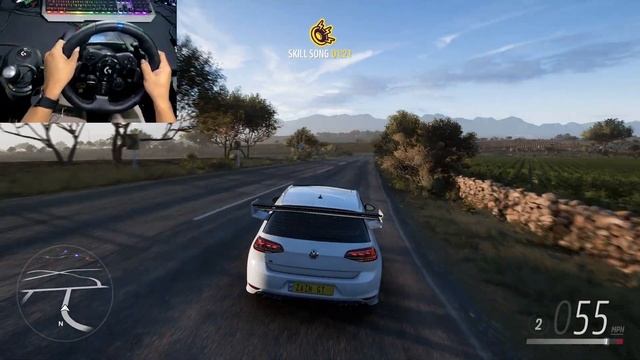 Rebuilding a Volkswagen Golf R | Forza Horizon 5 | Logitech G923 + Shifter | Gameplay