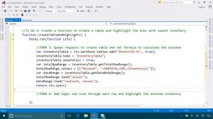 Excel JavaScript add-in APIs
