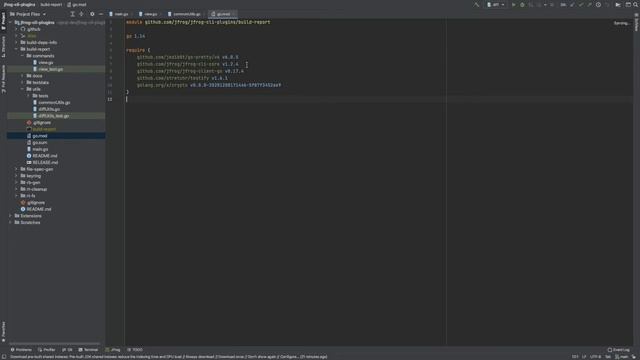 JFrog CLI Plugin: build-report