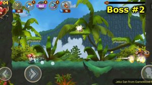 Все боссы (All Bosses)!!! Super Jungle Jump на Android