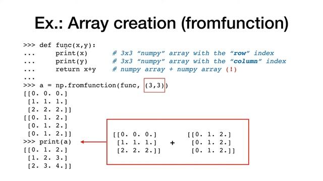 Numpy 3 (array creations) | 전산물리 강의 смотреть онлайн