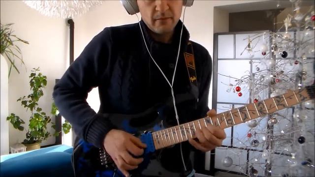 Ibanez Steve Vai jem floral- impro on backing track
