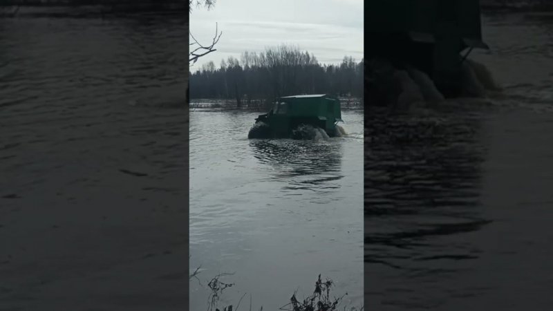 Когда реально плавает в пол колеса