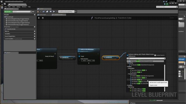 6. Blueprints Unreal Engine 4 - Функции