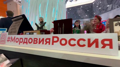 На выставке "Россия" о своих достижениях рассказывают Мордовия, Самарская и Пензенская области
