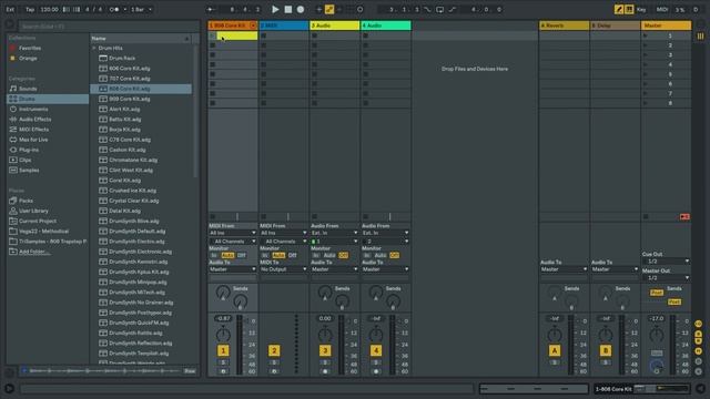 Как Написать Самый Простой Бит в ABLETON LIVE 10