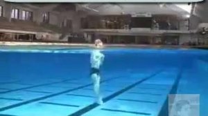 Майкл Фелпс на тренировке