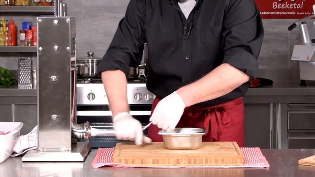 Beeketal Edelstahl Wurstfüller Wurstfüllmaschine Wurstspritze Wurstpresse 3-15L смотреть онлайн