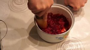 Пирог с клюквой