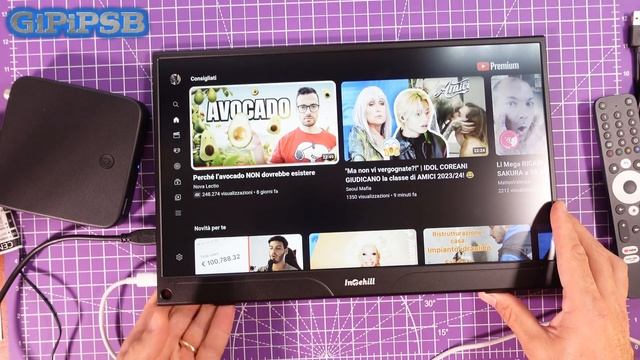 Intehill P15NA Monitor portatile 15,6 FullHD Opaco alimentato usb C - Recensione Italiano смотреть онлайн