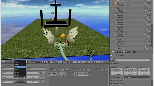 Blender 2.6 Game Tutorial: Using Multiple Cameras смотреть онлайн