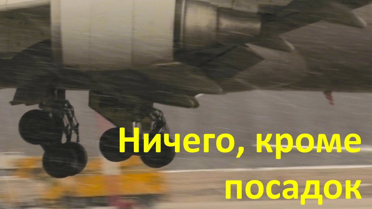 Посадки самолётов крупным планом – пилоты работают, мы смотрим. Домодедово, 2021, апрель +радиообмен