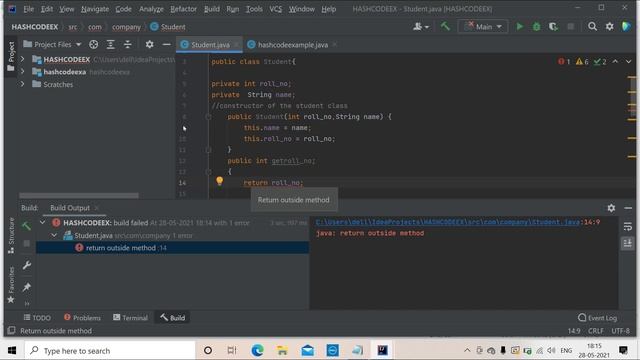 hashCode( ) method in java with full explaination
