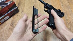 Пневматический пистолет KWC KMB-41DHN (P.08 Luger)