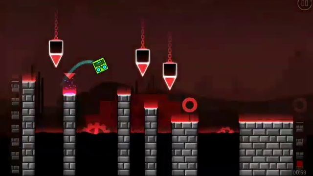 Нуб играть в GD SubZero (уровень Press Start) смотреть онлайн