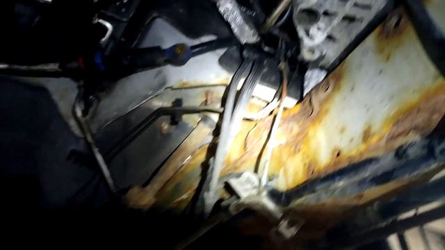 Ford transit 2004. Снятие коробки передач. смотреть онлайн