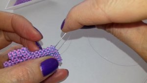 Pendant of square harness. DIY. Кулон Узел бесконечности.