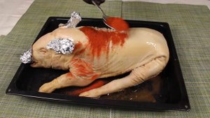Вкусный молочный ПОРОСЕНОК с мёдом и соевым соусом.