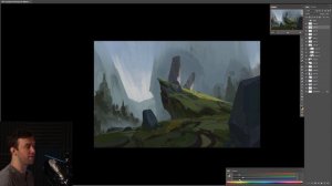 This is How I Paint a Fantasy Environment Concept Art! Digital Painting Tutorial