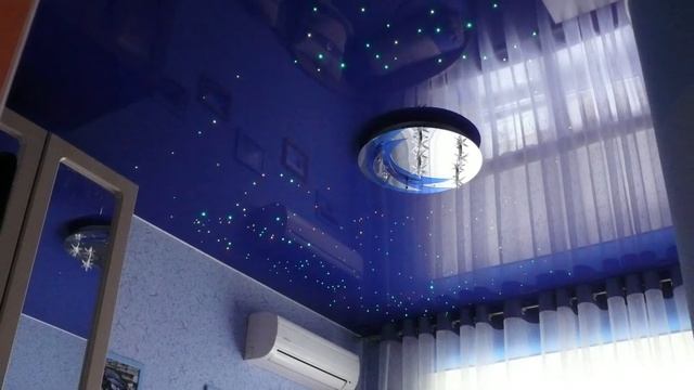 Красивое звездное небо. Натяжные потолки Горизонт смотреть онлайн