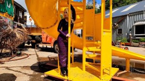 Latex Astrid Hobble Spanking Dress