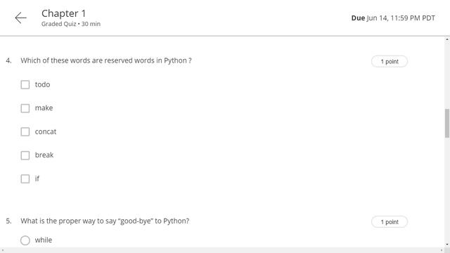 Coursera: Programming for Everybody (Getting Started with Python) Chapter 1 Quiz Answers