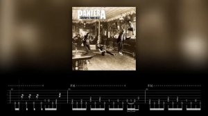 Pantera - Cowboys From Hell (Guitar Backing Track with Tabs)