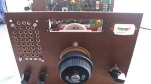 RX Karlson (схема UN7CI) на шасси из текстолита.