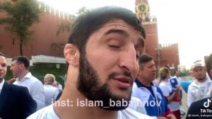 Абдурашид Садулаев после Олимпиады с великим борцом Арсеном Фадзаевым