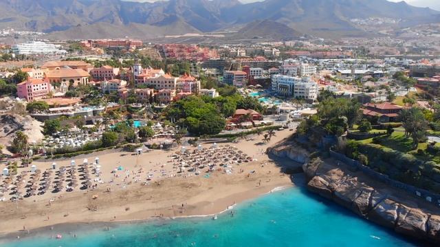 ??Playa del Duque Tenerife - Costa Adeje - Teneryfa - Aerial Drone Footage l 4K смотреть онлайн