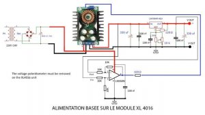 LAB POWER SUPPLY based on LM1084 regulator , version 2