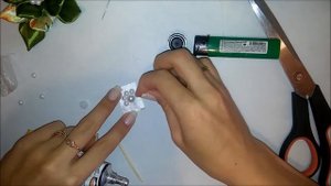DIY Серединка для бантика / канзаши