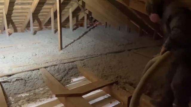 Утепление потолок Эковата