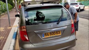 Разбили в Израиле стекло в машине за букву Z.