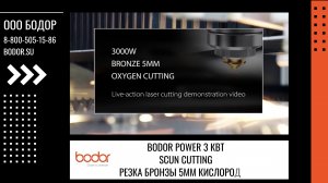 Вы спрашивали, можно ли резать бронзу лазером Bodor? Отвечаем: можно. Опция Scan Cutting.