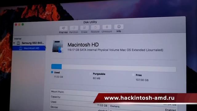 Установка macOS Sierra и Windows 10 на один HDD Clover UEFI смотреть онлайн