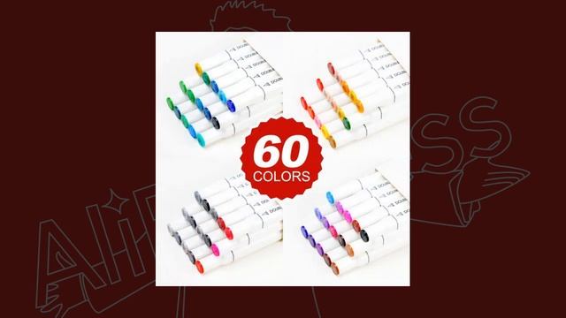 Aliexpress для художников: Кисточка для каллиграфии, TOUCHFIVE разные сеты, Альбом Ван смотреть онлайн