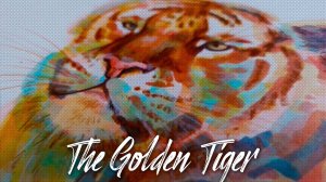 РИСУЮ маркерами ЗОЛОТОГО ТИГРА ? | The Golden Tiger