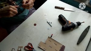 Точилка для ножей из шуруповёрта.