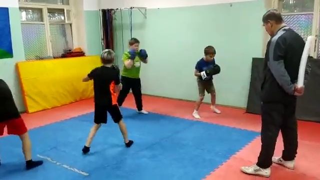 Мастер-класс секции бокса РОО СК "Мускул". смотреть онлайн