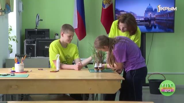 Воспитанники детского технопарка «Агротех» выращивают плодовые культуры по современным технологиям