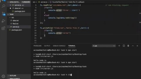 NodeJS Tutorial | Part - 4 | Node JS FS Module, Nodejs File System