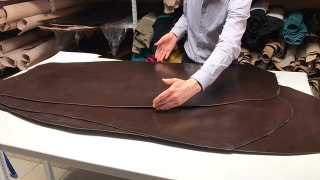 Кожа РД буйвол, чепрак, 3.0-4.0 мм, тёмно-коричневая, ременная, Италия смотреть онлайн