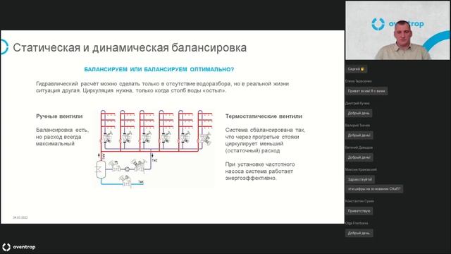 Вебинар "Оборудование Oventrop для водоснабжения. Организация эффективных схем обеспечения ГВС."