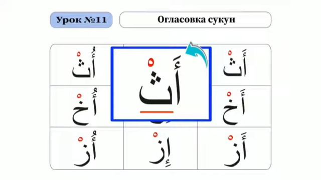 Уроки таджвида. УРОК - 11. Огласовка сукун смотреть онлайн